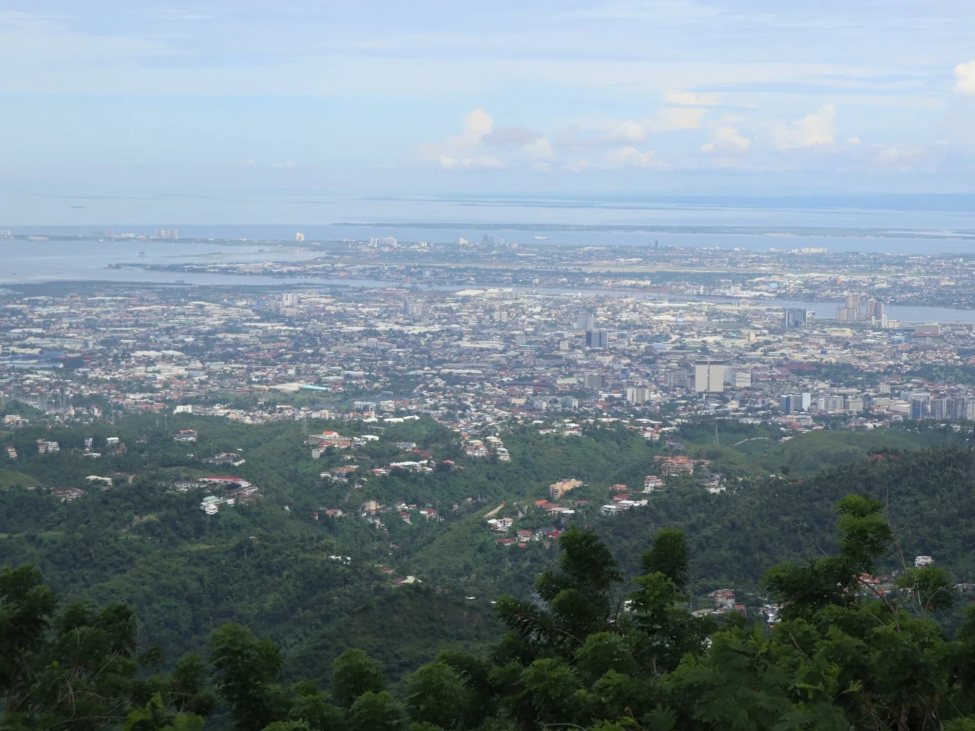 Mandaue, Mactan view from Tops Lookout (Cebu City; 09-06-2022)