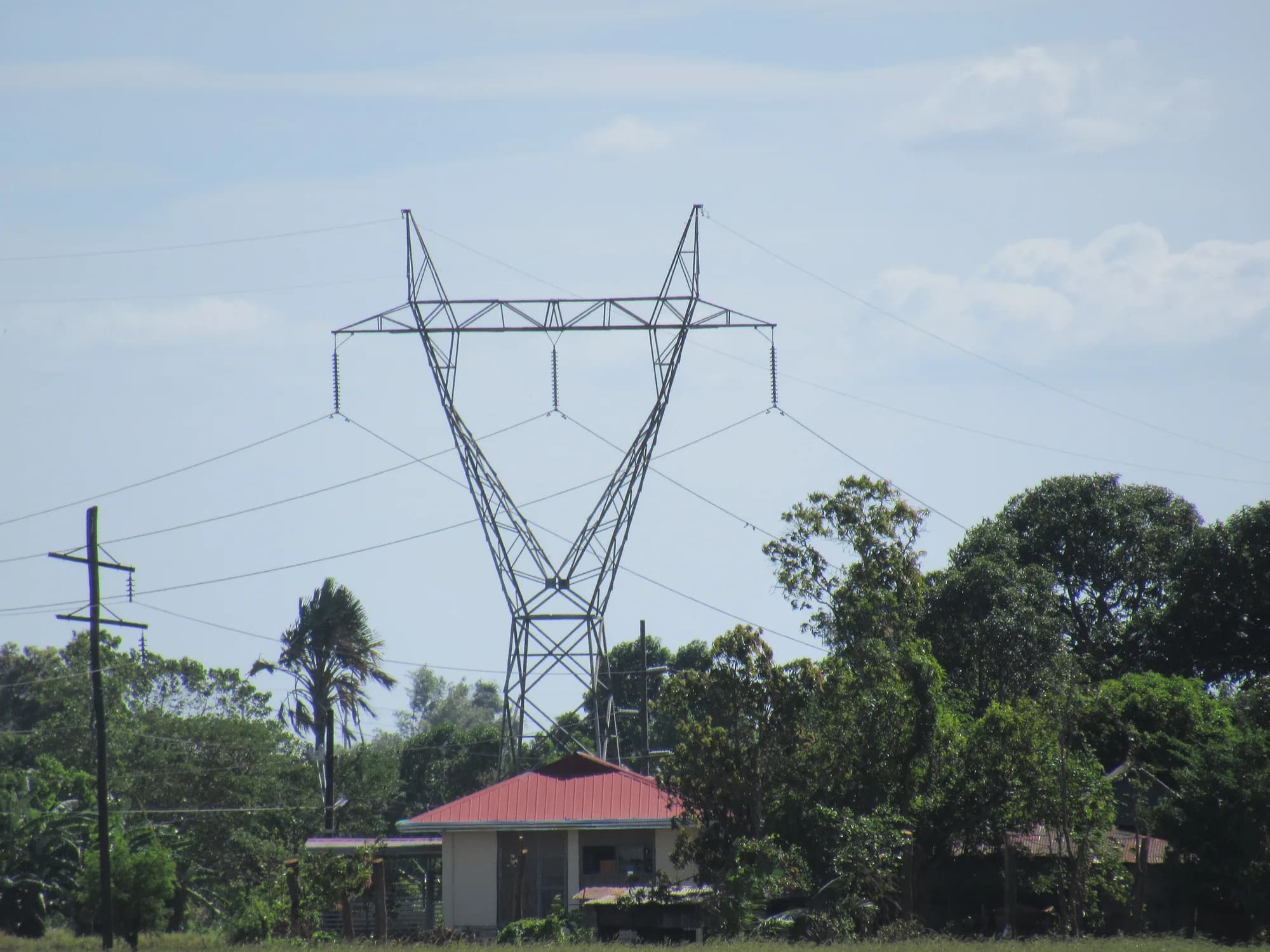 Electricity pylons in the Philippines Bulacan 06