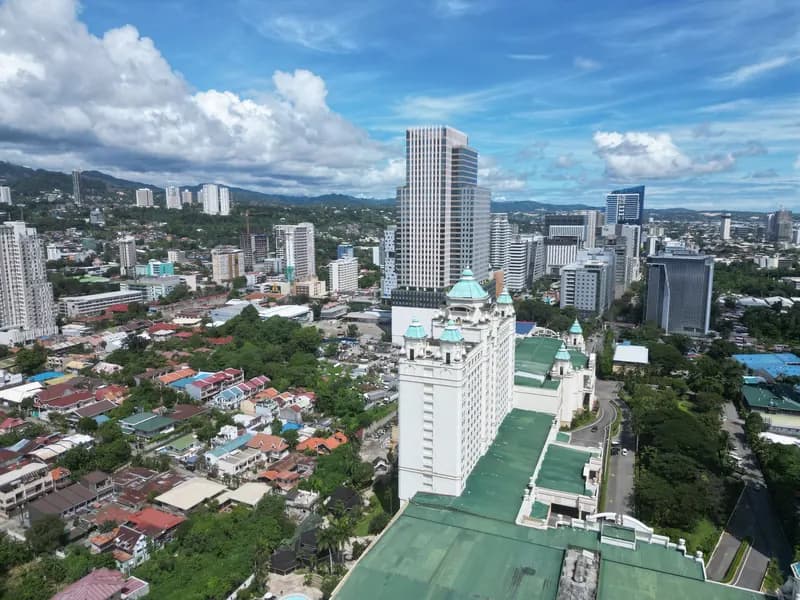 Cebu IT Park, Waterfront Hotel drone view (Lahug, Cebu City; 01-21-2025)