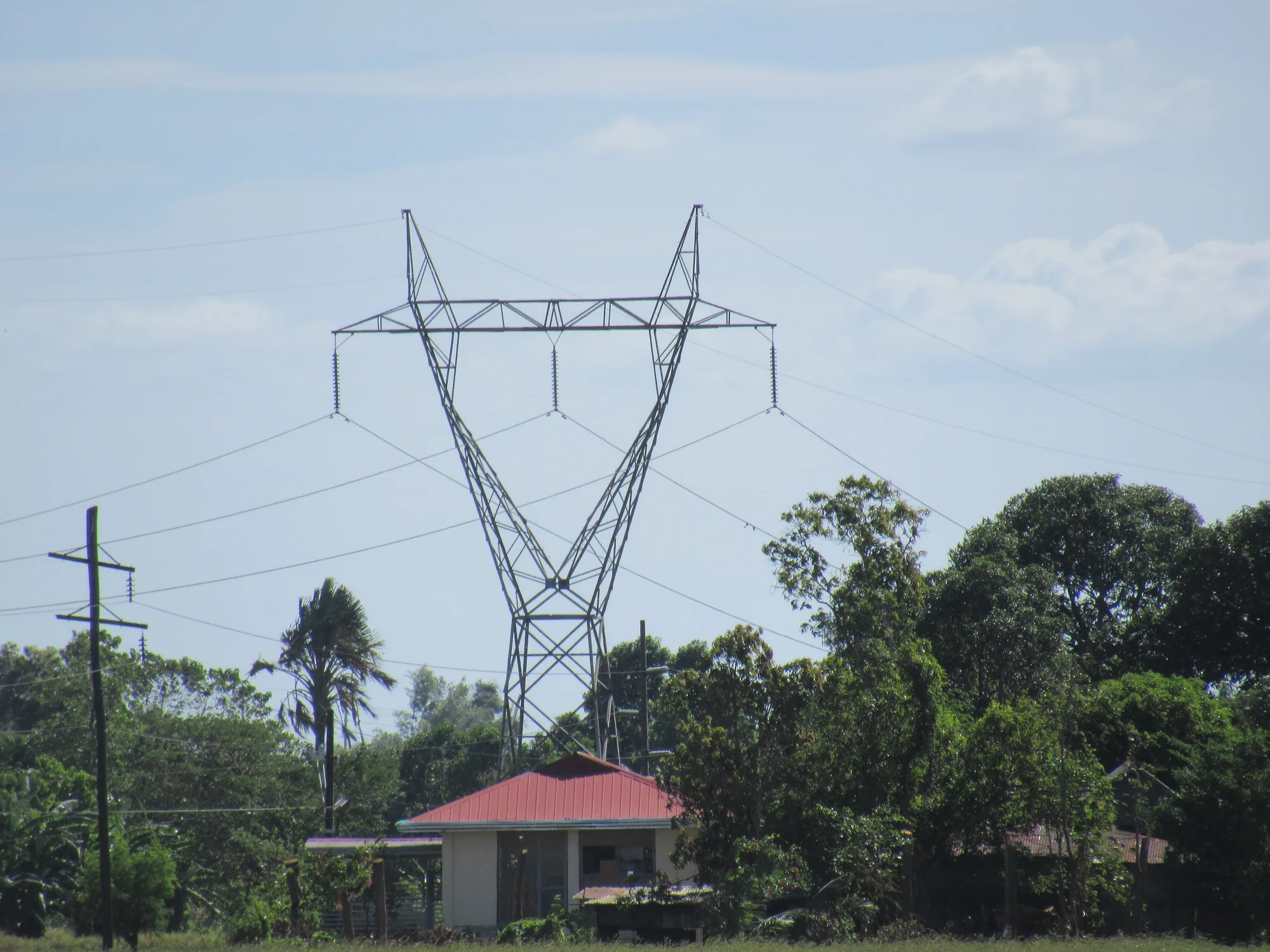 Electricity pylons in the Philippines Bulacan 06