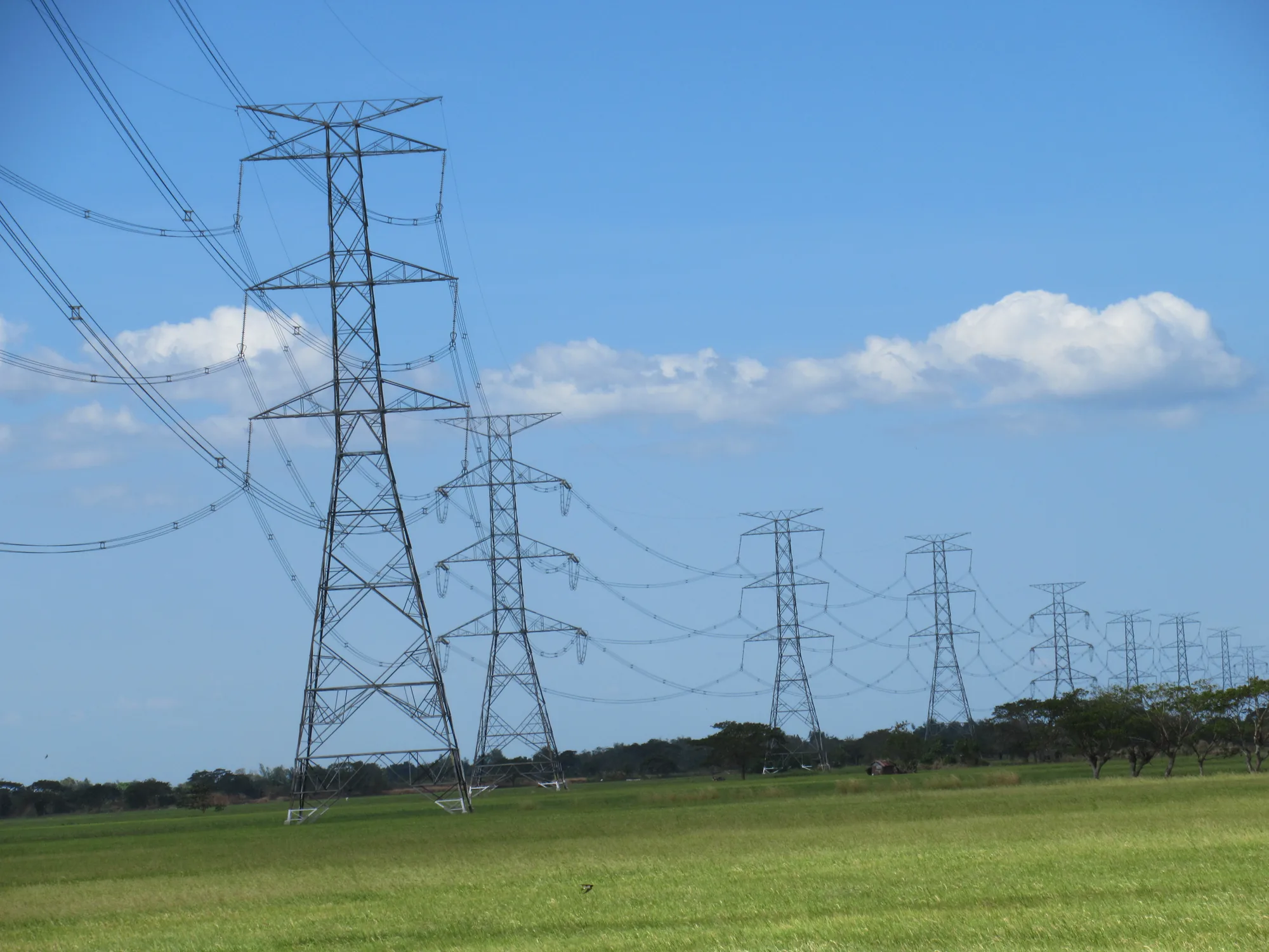 Electricity pylons in the Philippines Bulacan 34