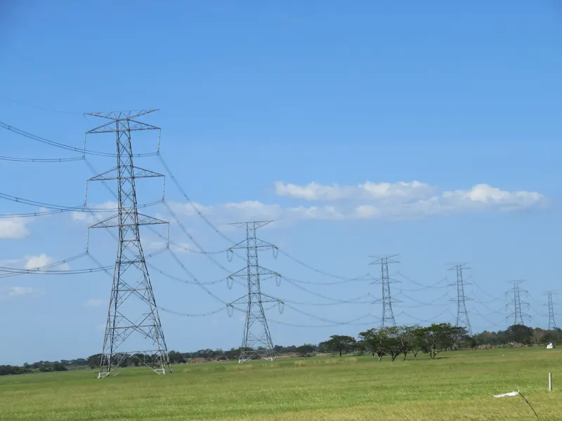 Electricity pylons in the Philippines Bulacan 19