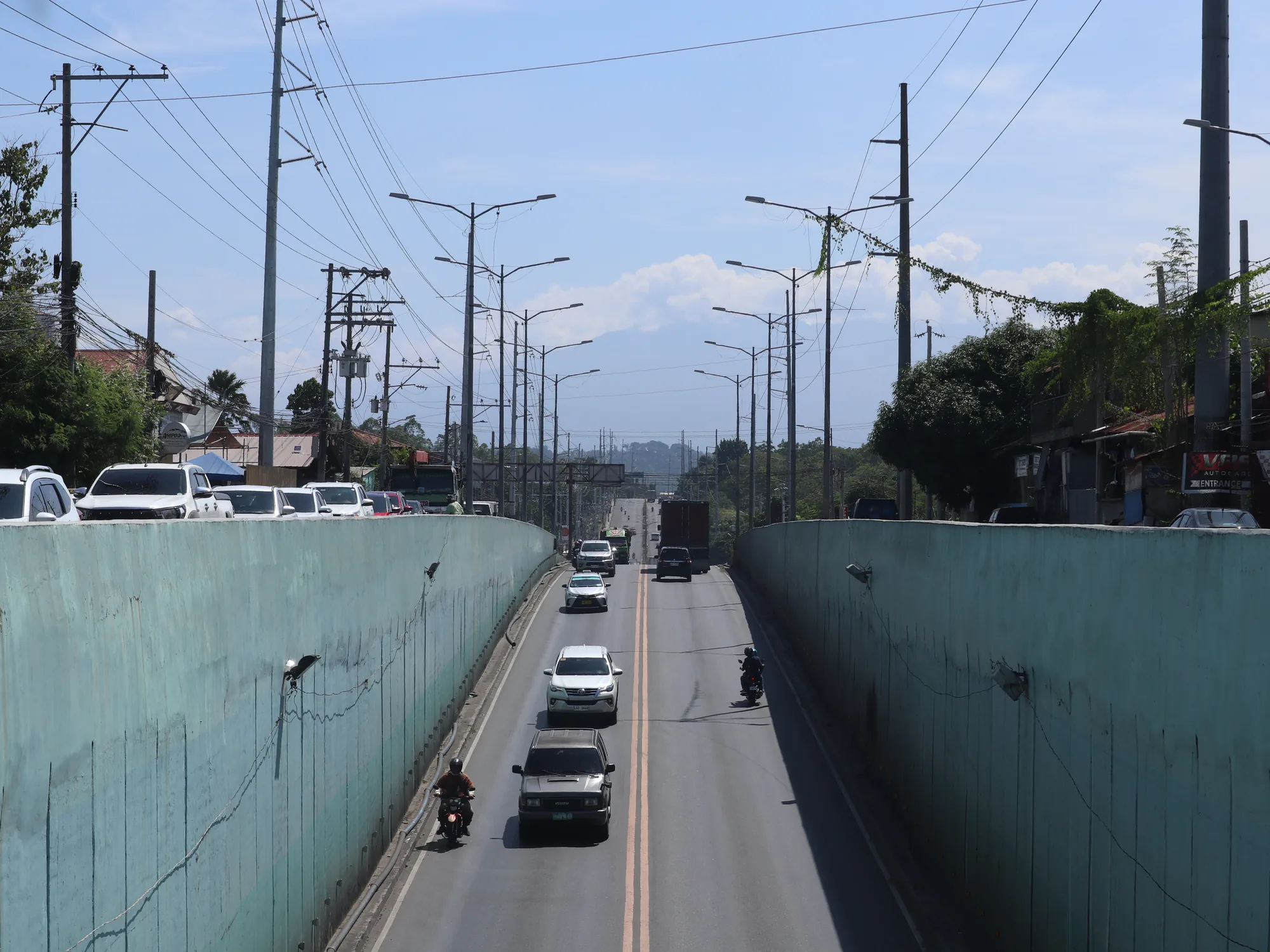 Davao City Diversion Road, Buhangin Underpass with Mount Apo view (Davao City; 04-22-2024)